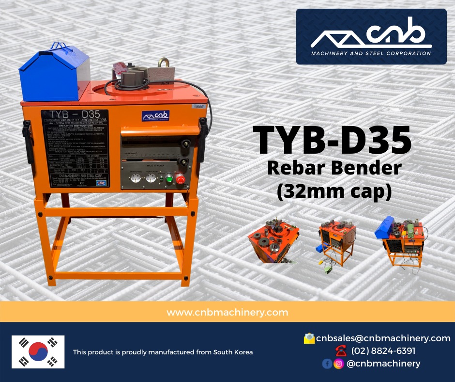 32mm Electric Rebar Bender : TYB-D35, Commercial & Industrial ...