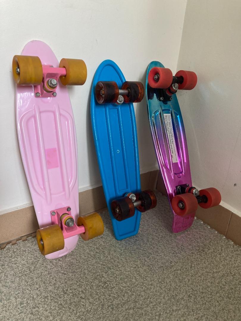 3 children / kids mini skateboards, PENNY BOARD, CRUISER BOARD, like