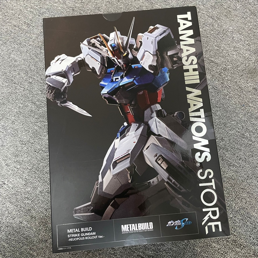 現貨 ️ 日版 METAL BUILD 突擊高達 GAT-X105 Strike Gundam 出廠西(出廠版), 興趣及遊戲, 玩具 ...