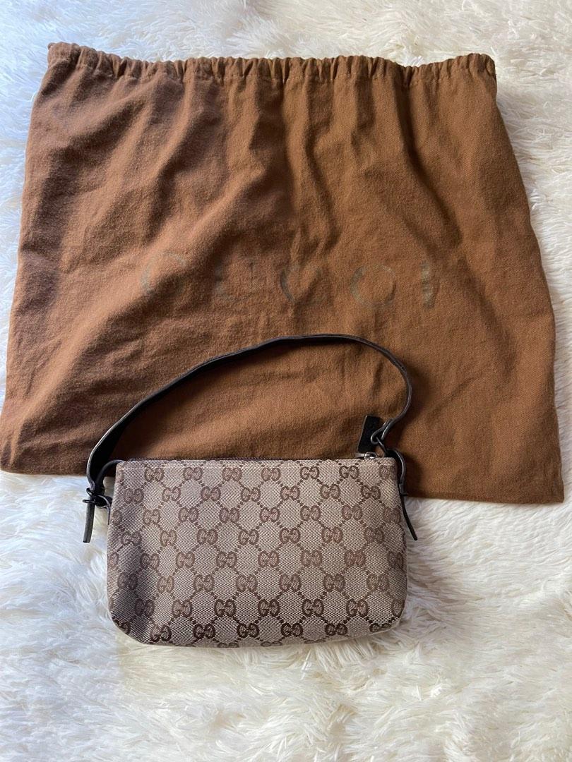 AUTHENTIC Gucci Hand Bag GG Monogram Pochette Luxury Bags Wallets on Carousell