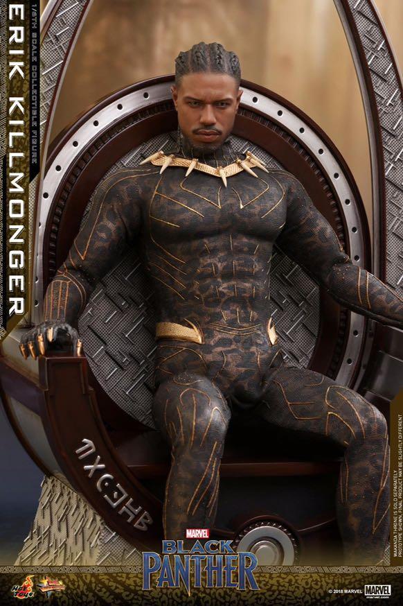 新Hot Toys Erik Killmonger 1/6 Black Panther 金錢豹黑豹MMS471