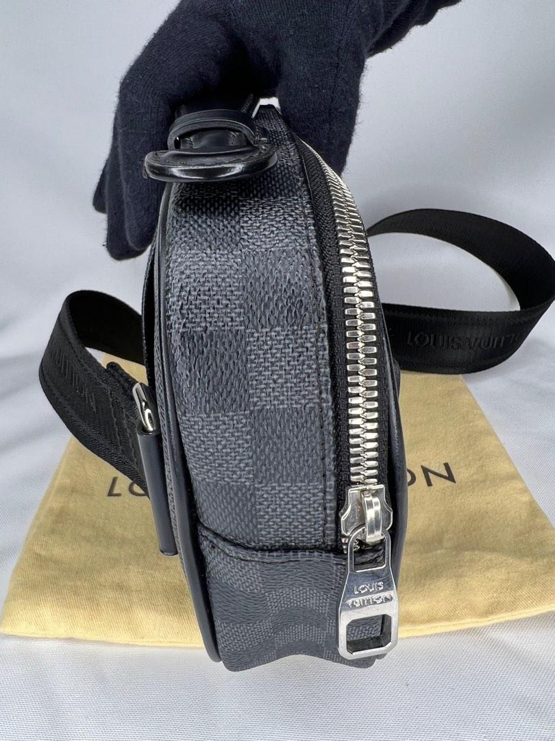 Louis Vuitton Damier Graphite Ambrel Shoulder Bag N41289 men's bag