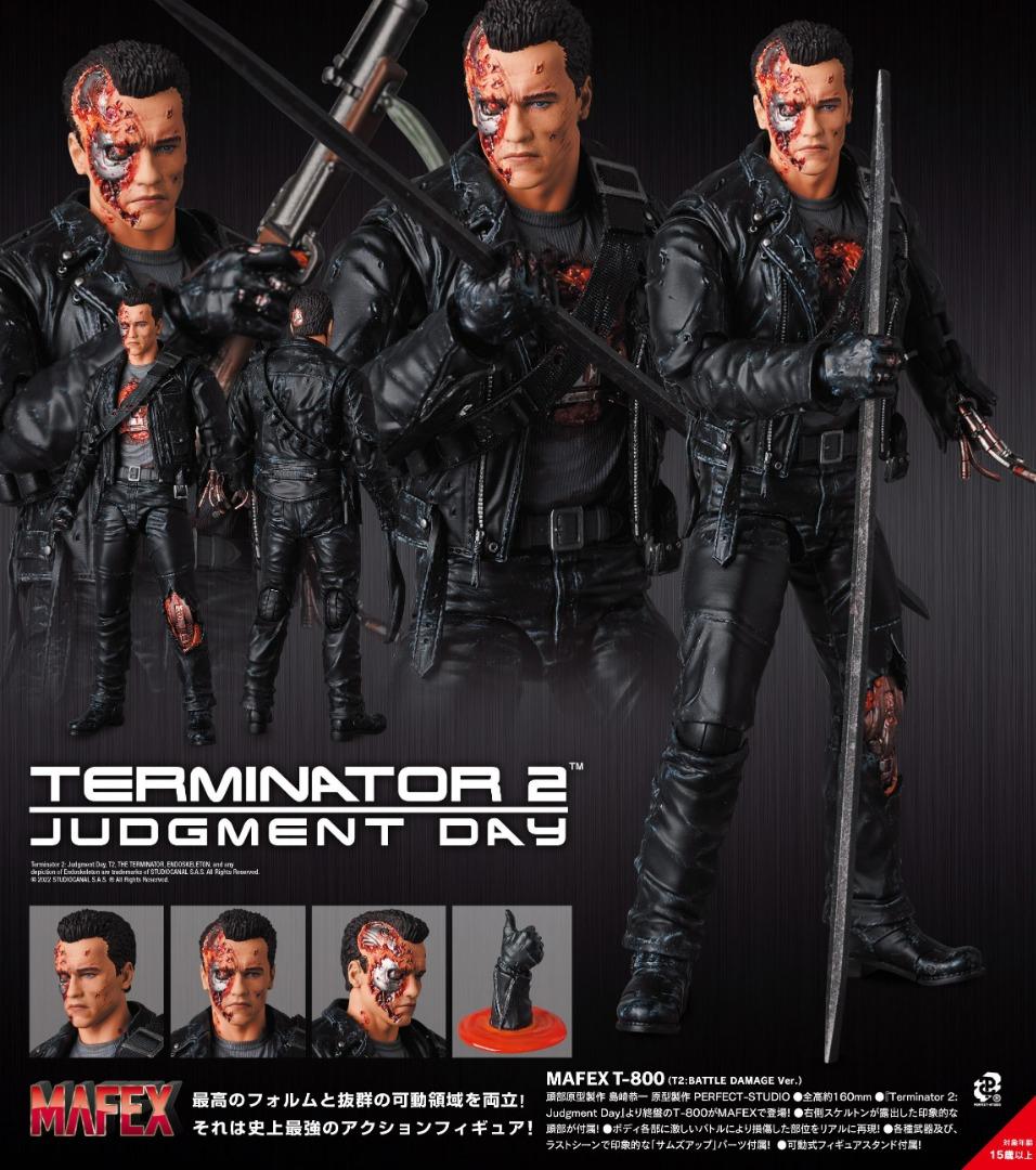 MAFEX T-800 T2:BATTLE DAMAGE Ver. 未開封