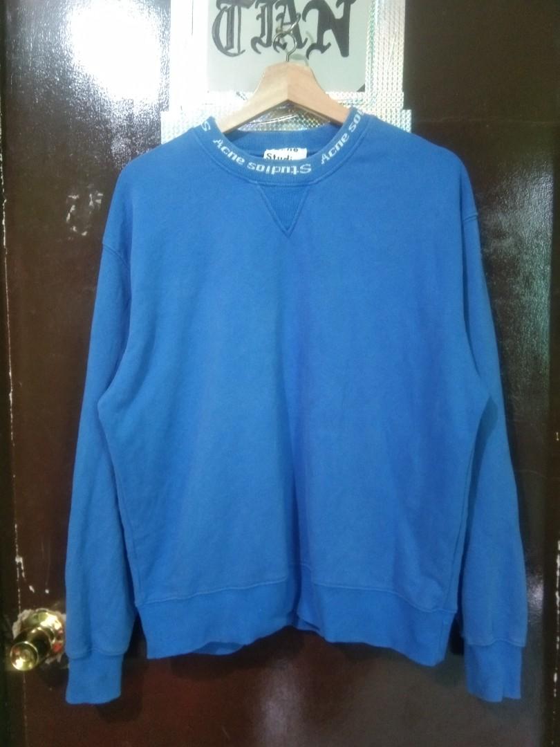 Acne studios FLOGHO sweater (Category: Coats, Jackets and Outerwear) located in Bacolod City. Submitted by PSGTHRIFTIES (Listing ID 1180501172, Image 2). Description: Verygood condition Need wash,unnoticeable stain color rate: 9.5/10 Size L Dimension:23x25½ DM if interested📩📩.