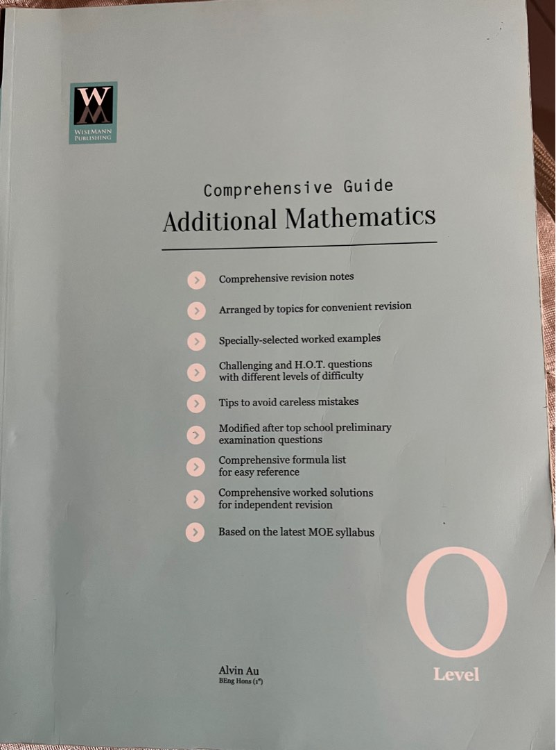 Additional Mathematics (Comprehensive Guide), Everything Else on Carousell