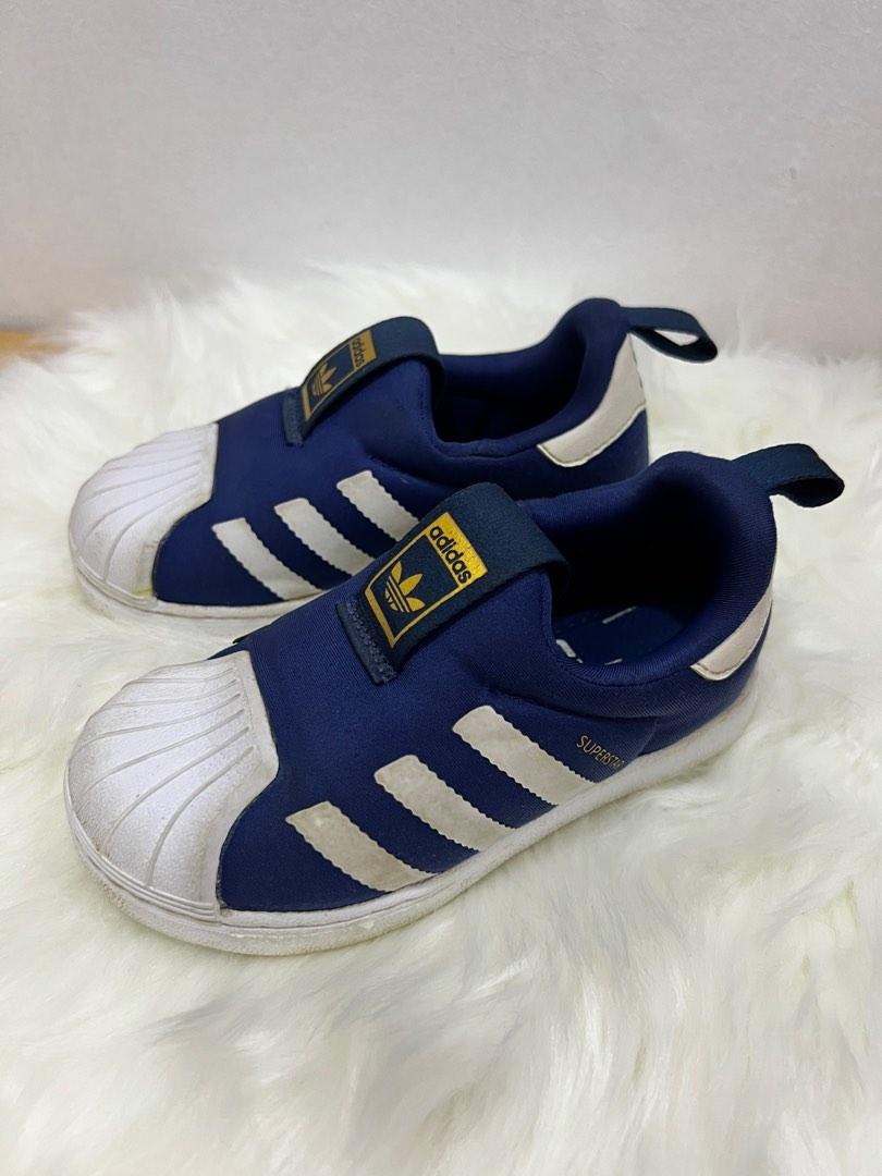 Adidas originals superstar discount slip on kids gold