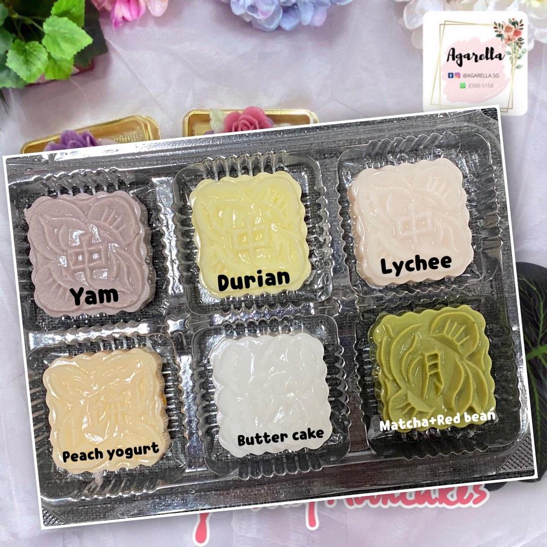 Mooncake Sample Agar Jelly Mooncake Sample Box (6 flavors), Food & Drinks, Homemade ...