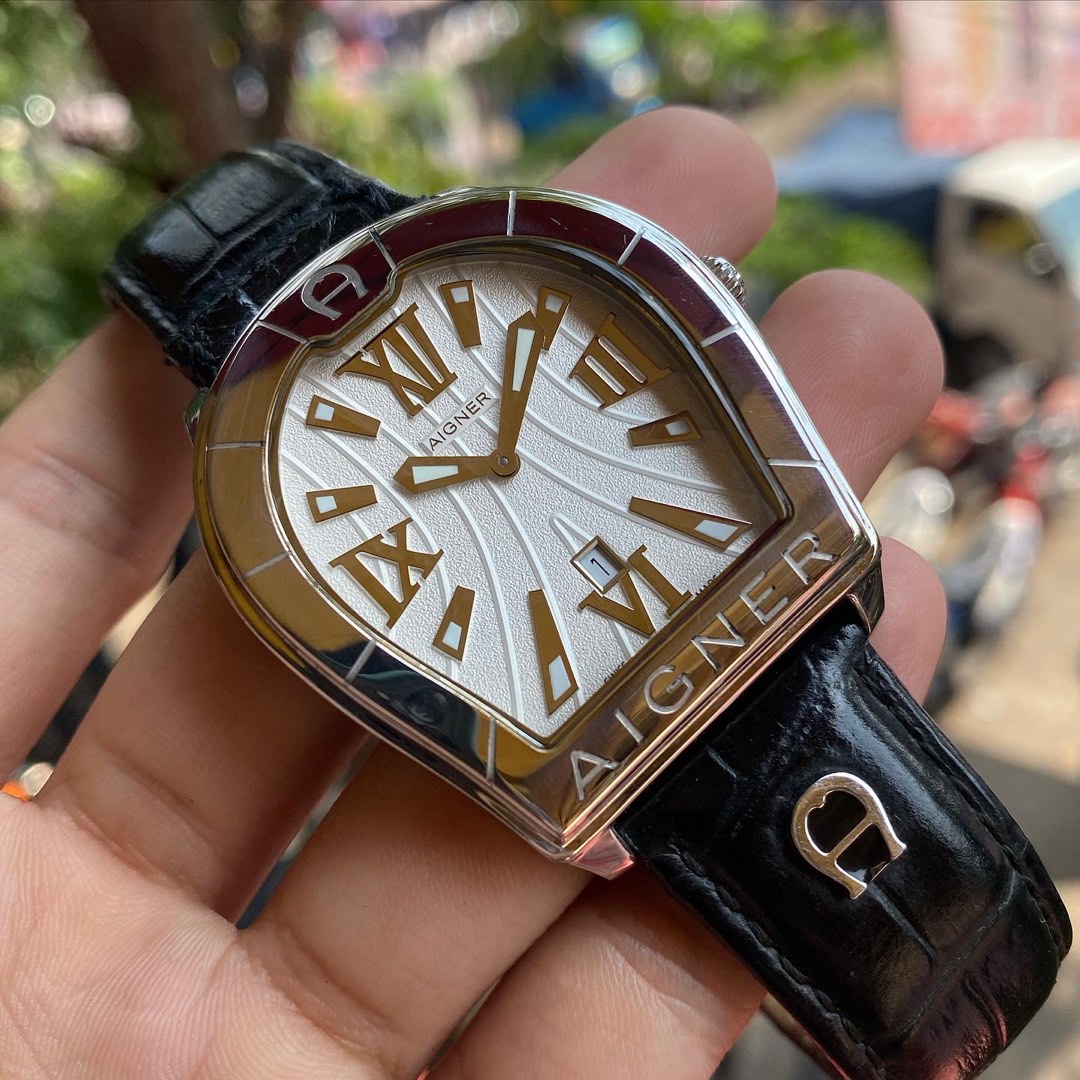 Aigner Verona A48000 Quartz Movement 39mm, Barang Mewah, Jam