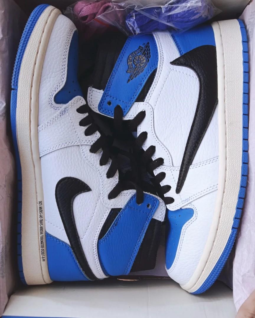 air jordan 1 high travis scott x fragment