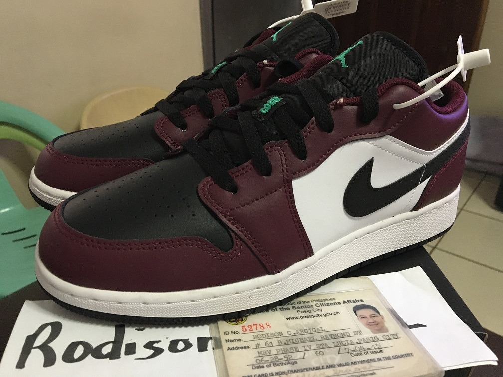 jordan 1 low beetroot gs