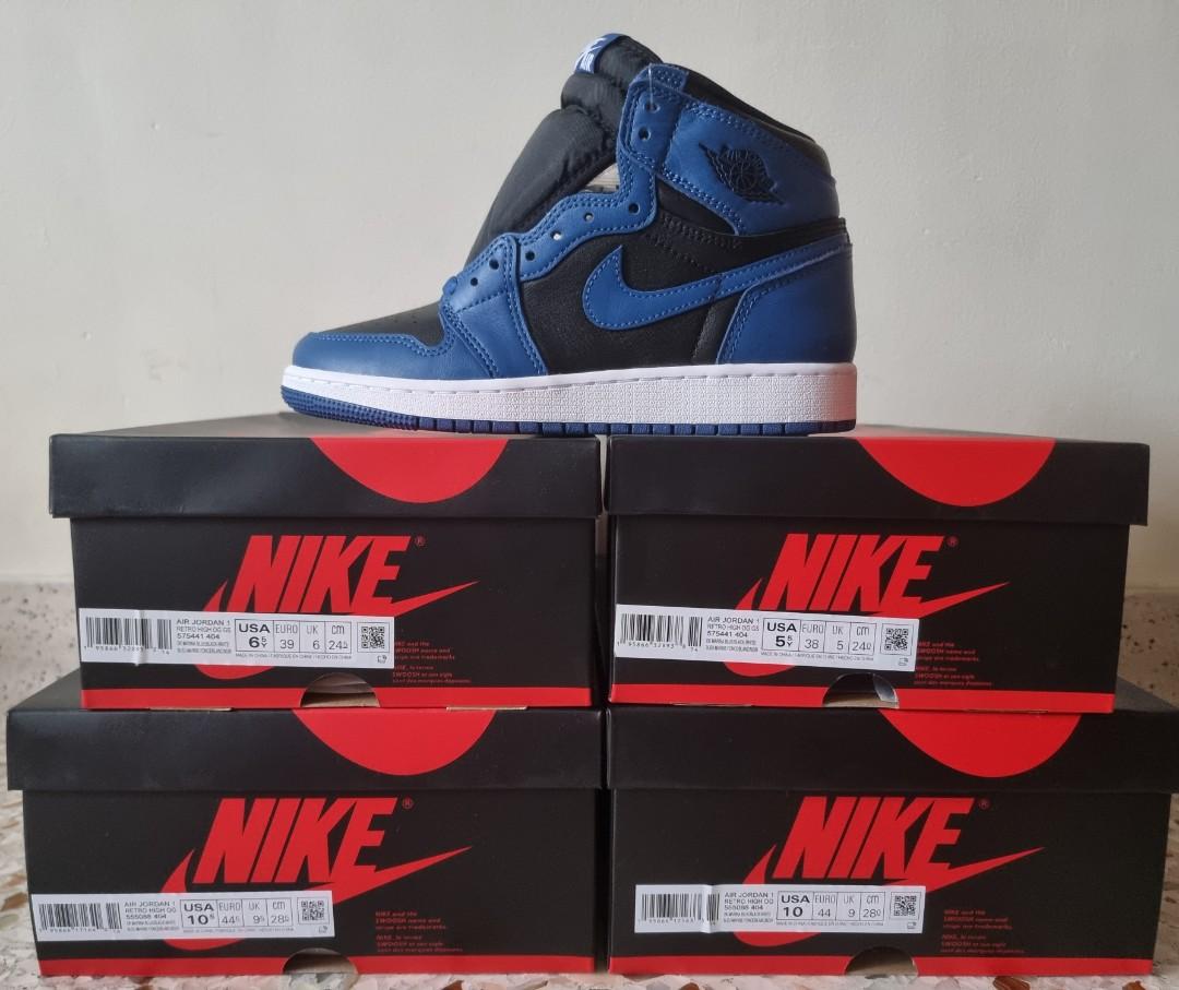 Air Jordan 1 Marina Blue Men s Fashion Footwear Sneakers on