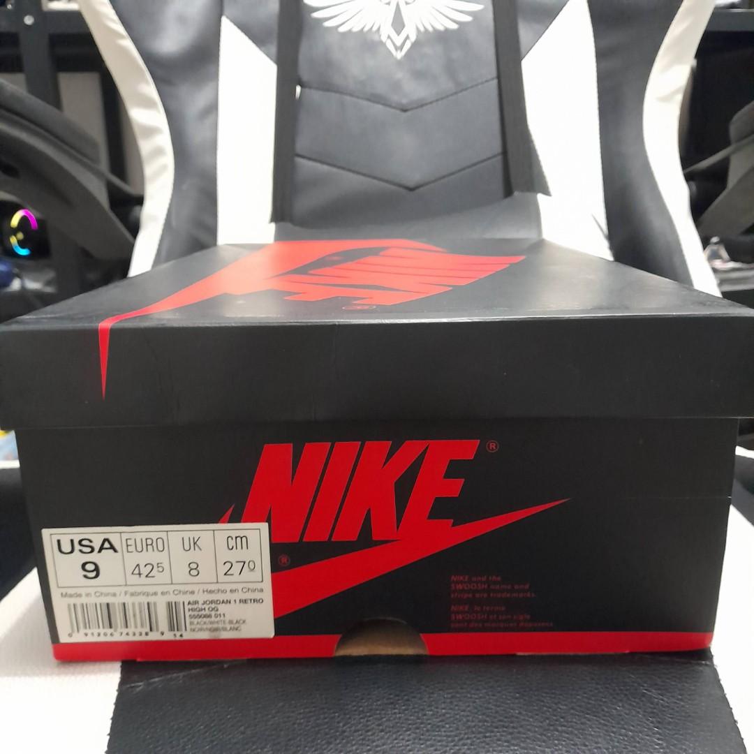 yin yang jordan 1 black