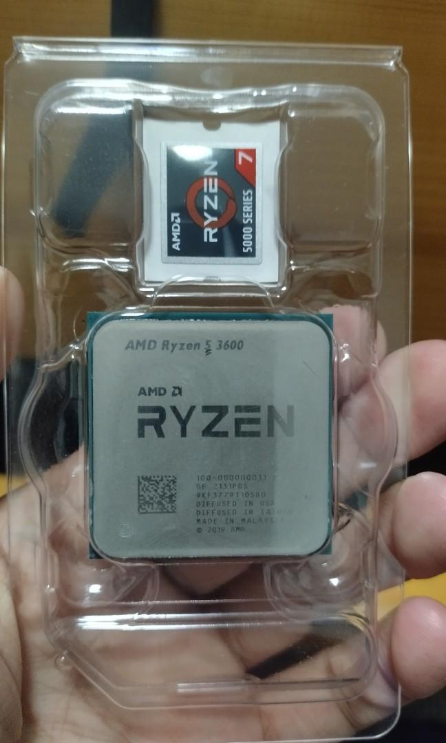 AMD Ryzen 5 3600 Tray, 電腦＆科技, 桌上電腦 - Carousell