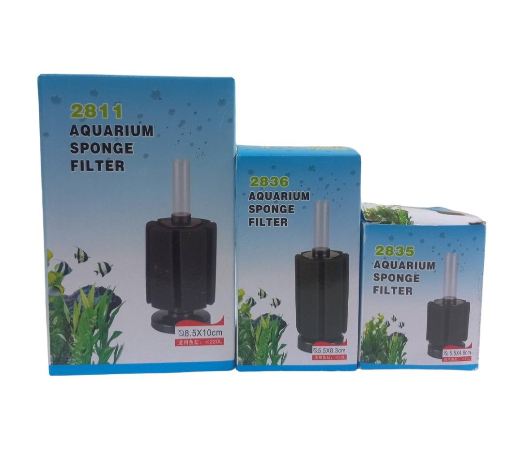 Aquarium Bio Sponge Filter, Pet Supplies, Health & Grooming on Carousell