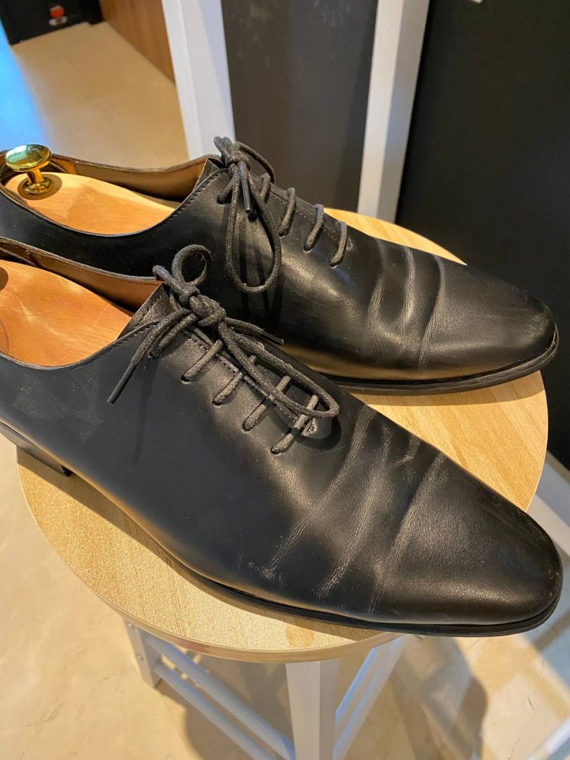 Arden Teal Wholecut Oxford Dress Shoes Black Size 42 Men s
