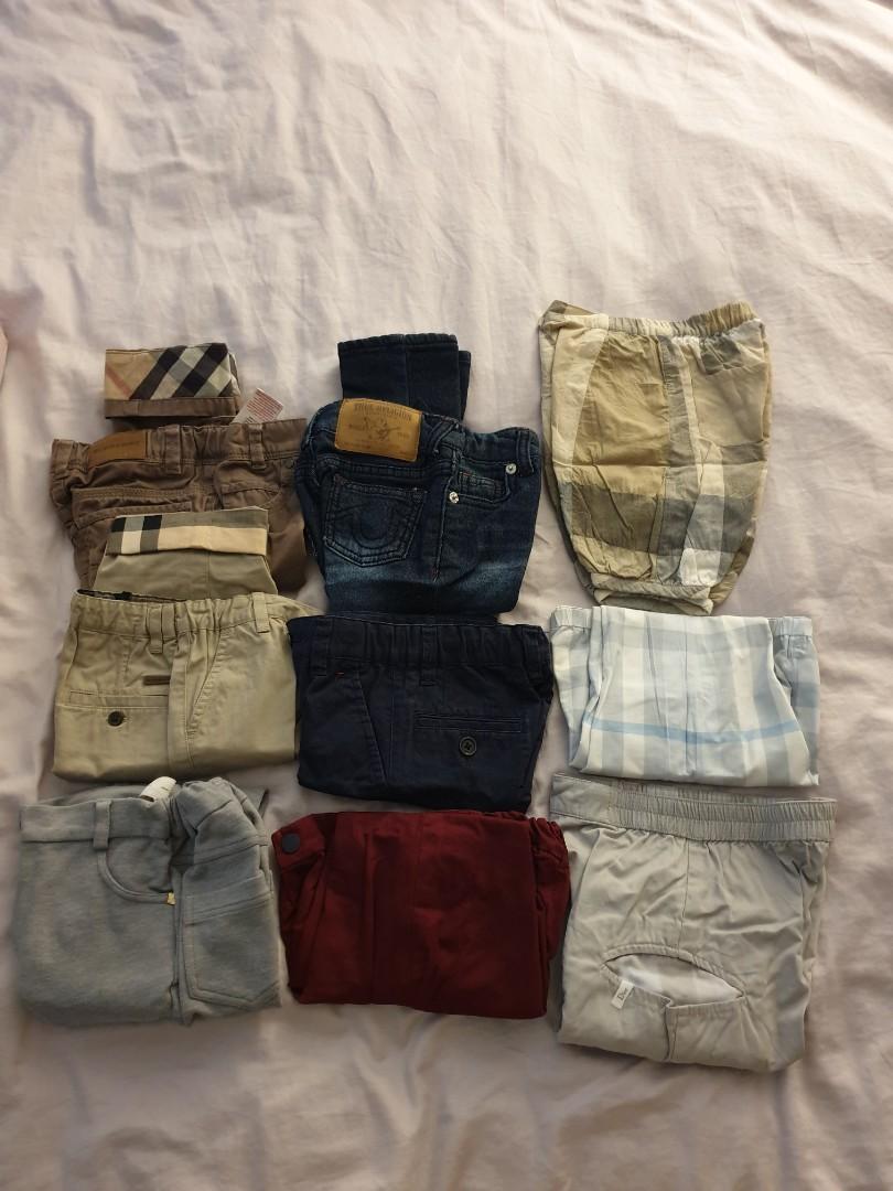 Armani burberry dior true religion hugo boss bb baby pants sz 18m