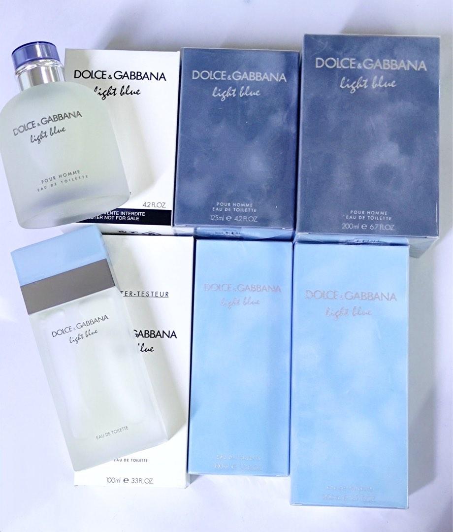 Authentic Dolce & Gabbana Light Blue, Beauty & Personal Care, Fragrance &  Deodorants on Carousell