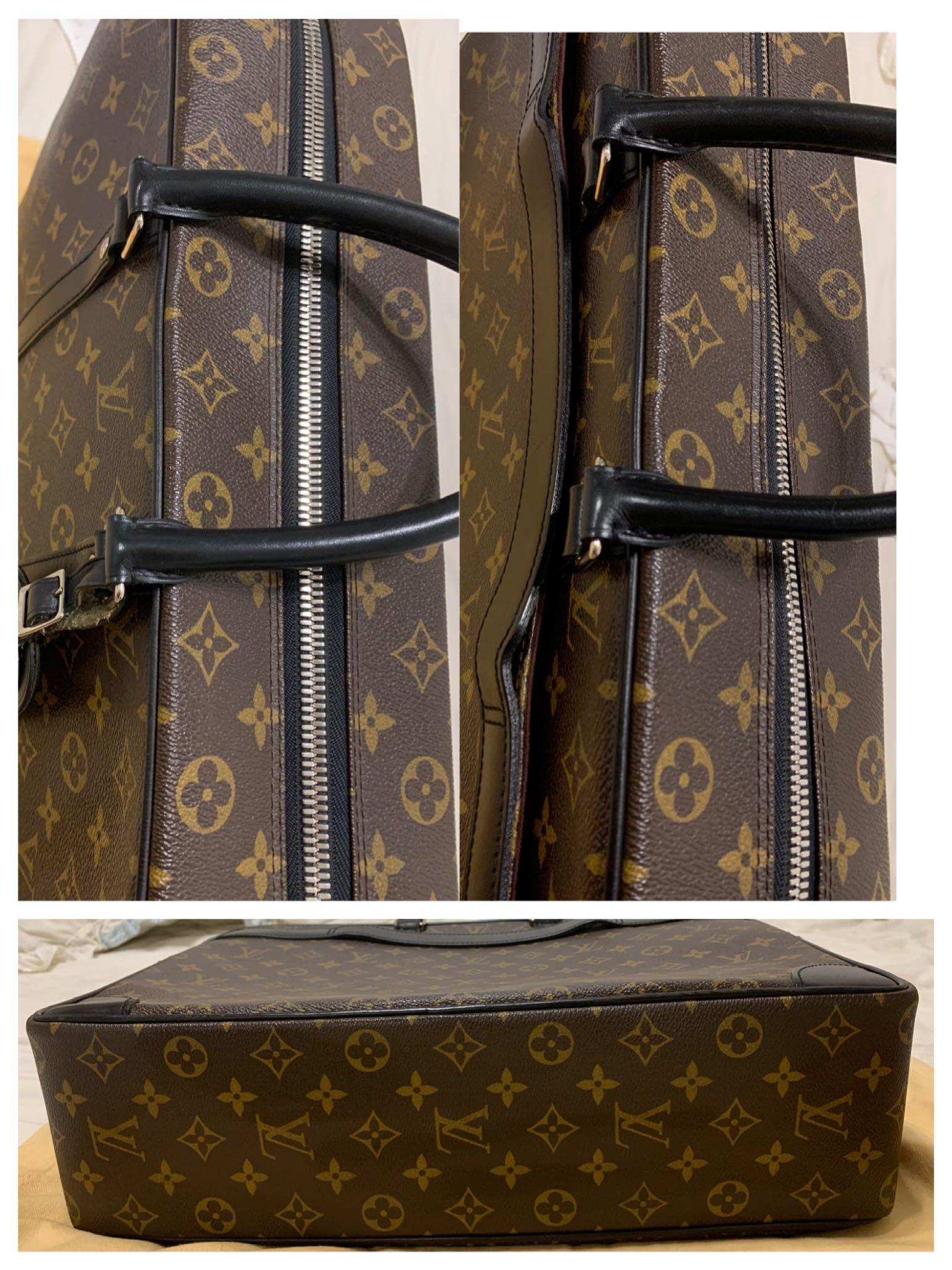 M61288 Louis Vuitton 2015 Monogram Macassar Laptop Bag