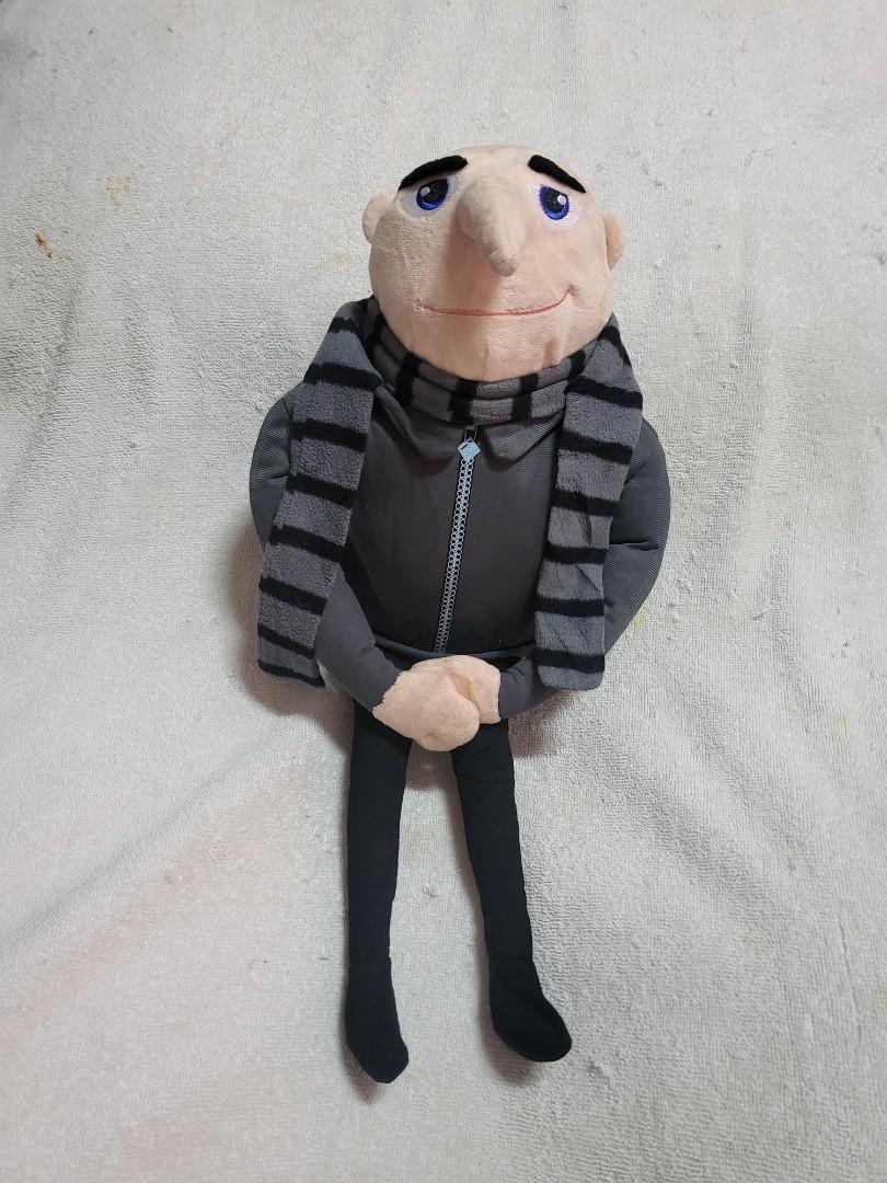 Authentic Rare Universal Studios Despicable Me Minion Gru Beanie Plush Soft Toy
