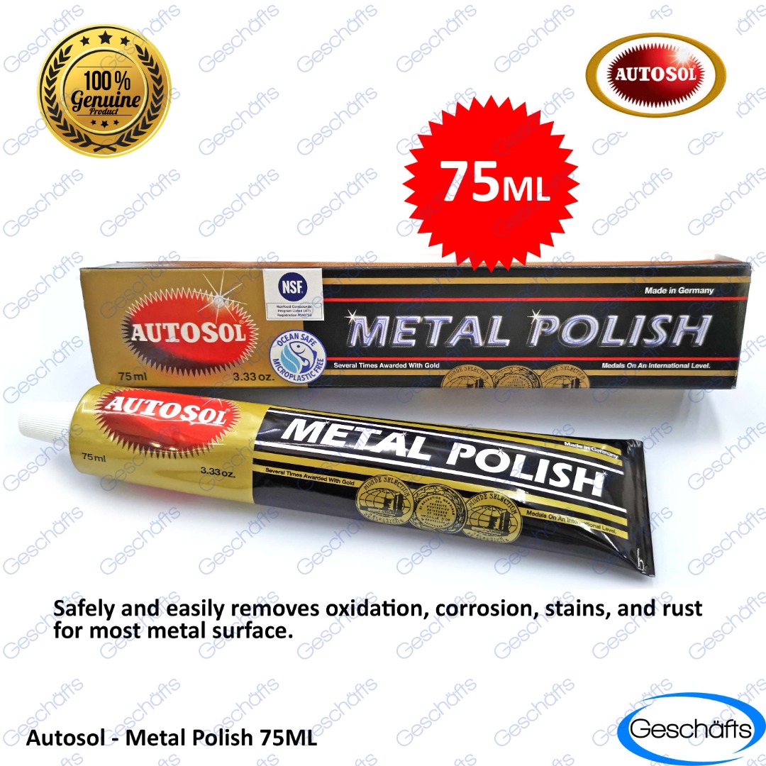 Autoso l Metal Polish 75ML, Furniture & Home Living, Home Improvement