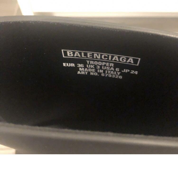 オンラインストア売れ済】 balenciaga TROOPER RUBBER BOOTS 24.5cm