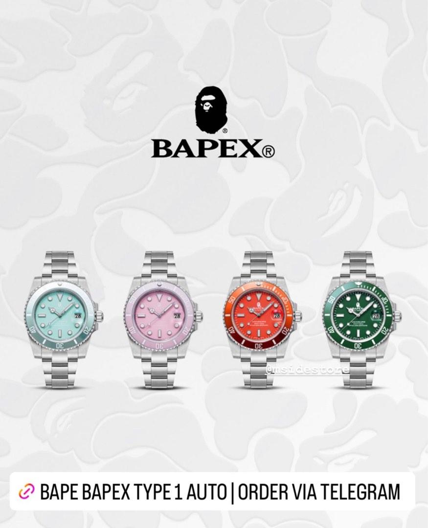 A BATHING APE Type 1 Bapex Watch (2022) HOT; メンズ | bca.edu.gr