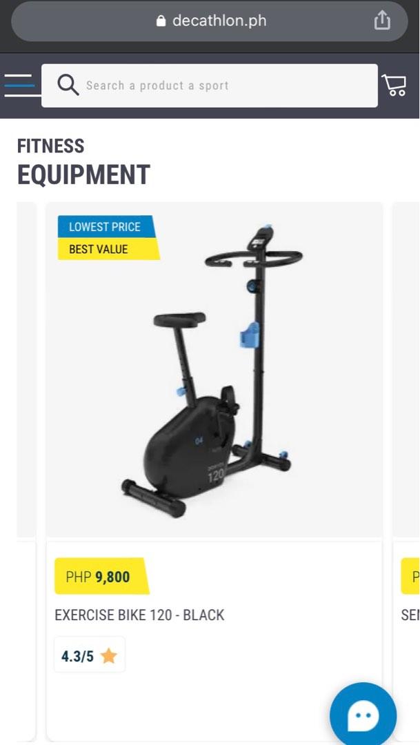 Bike exercise decathlon Sports Equipment Exercise Fitness