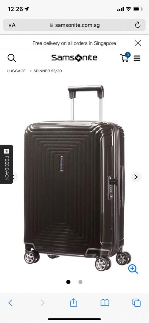Samsonite aspero 55cm top