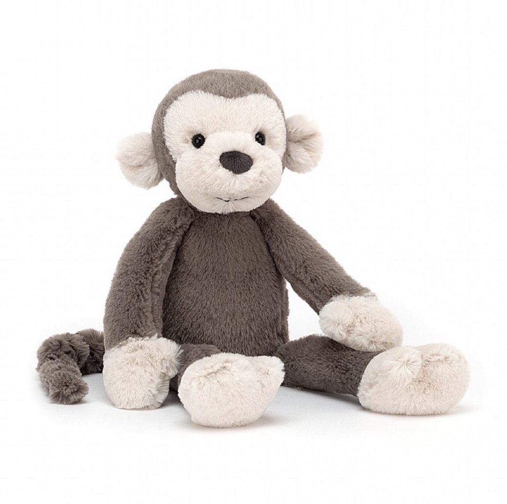 BNWT Jellycat Brodie Monkey 27cm, Hobbies & Toys, Toys & Games on Carousell