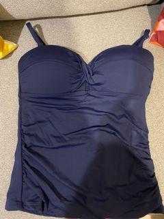 BNWT Marks and Spencer Navy Swim Top