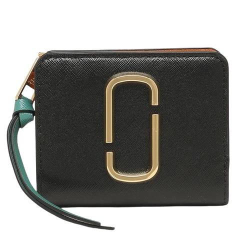 Marc Jacobs The Snapshot Camera Bag Black/Honey/Ginger in Leather