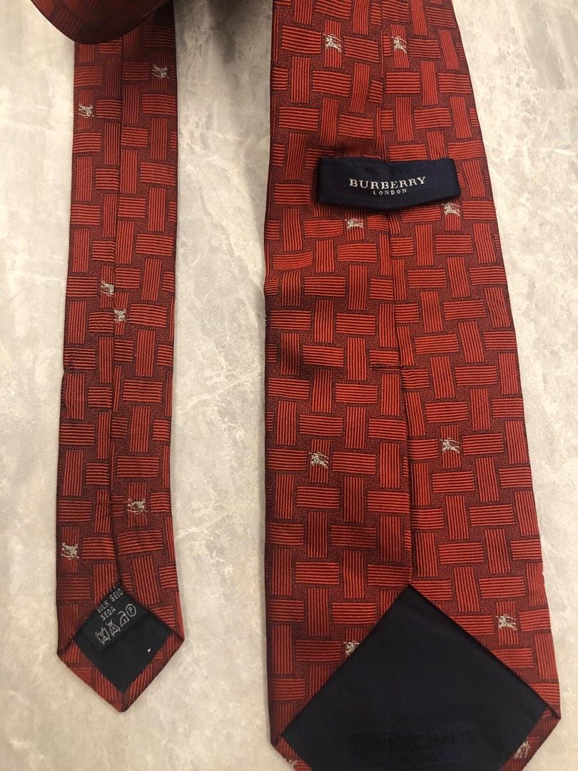Burberry Red Tie, Men's Fashion, Watches & Accessories, Ties on Carousell