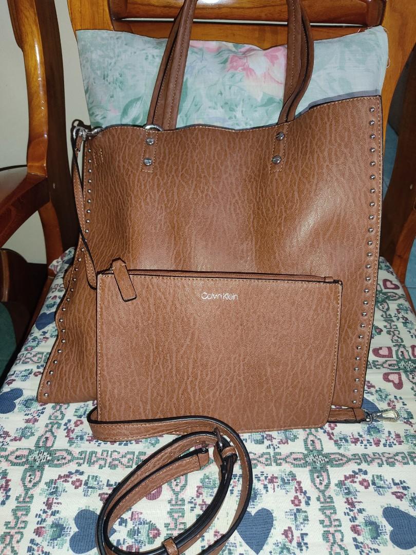 Calvin Klein Leather Bag, Women's Fashion, Bags & Wallets, Shoulder