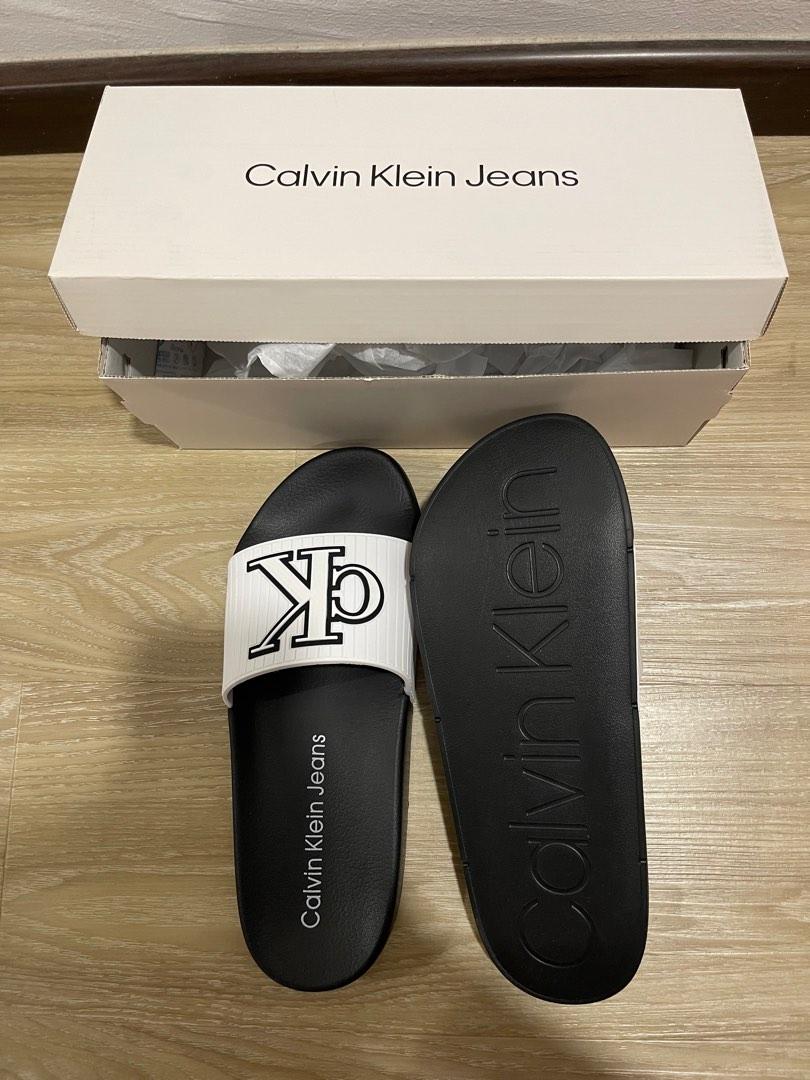 Mens calvin klein sliders sale