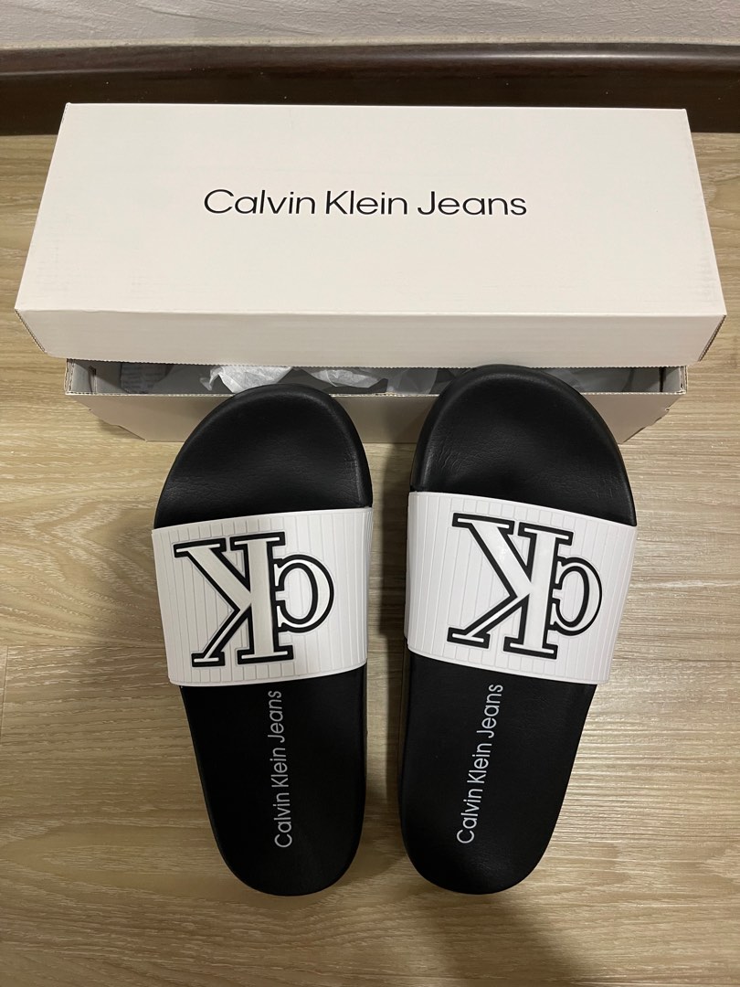 Mens calvin klein new arrivals sliders