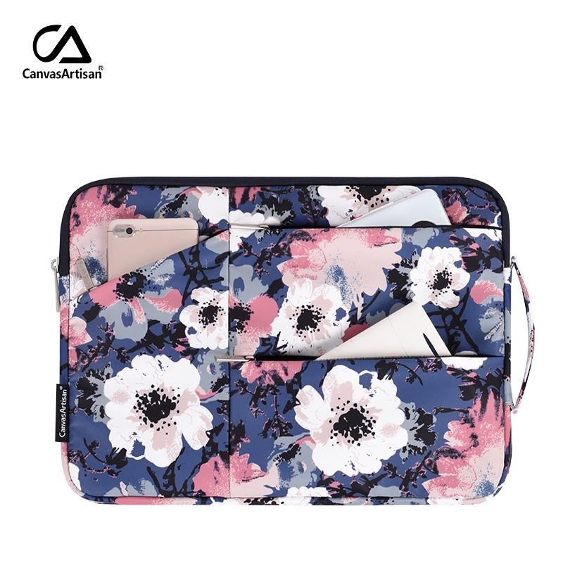 Canvas artisan top laptop sleeve