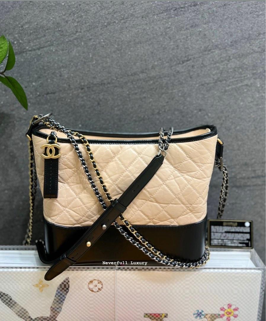 Chanel Gabrielle Medium Pink Tweed Calf, Luxury, Bags & Wallets on Carousell