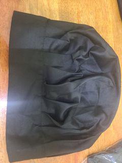 Chef Hats/Baker's Hat Black Adult Size 58cm