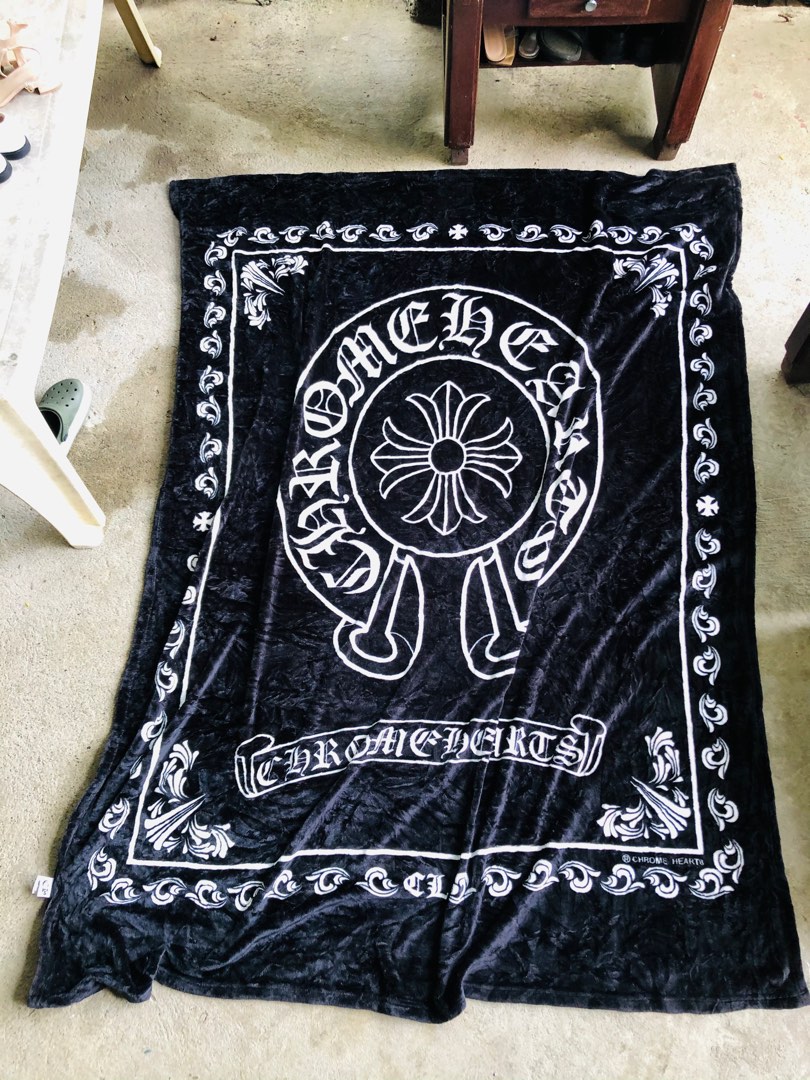 Chrome hearts blanket Luxury Accessories on Carousell