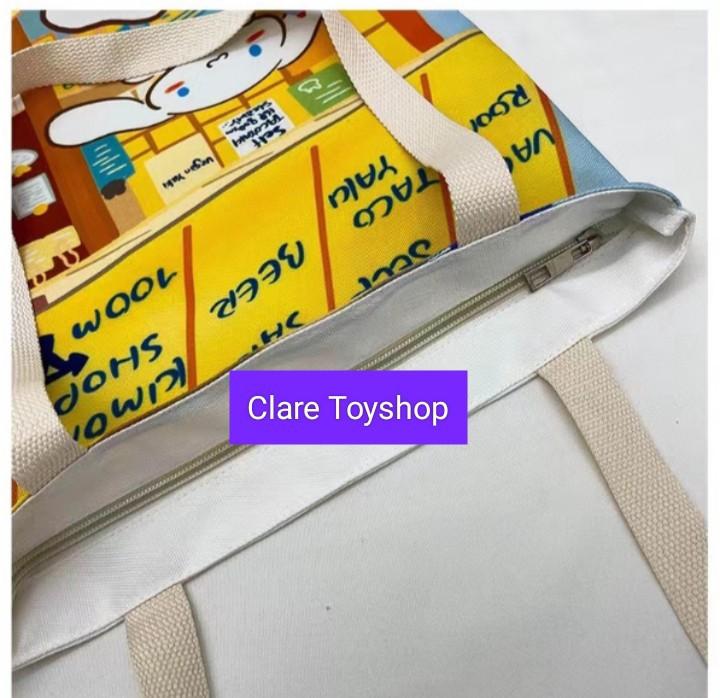 Cinnamoroll Tote bag sanrio character cute bag kawaii bag, Women's