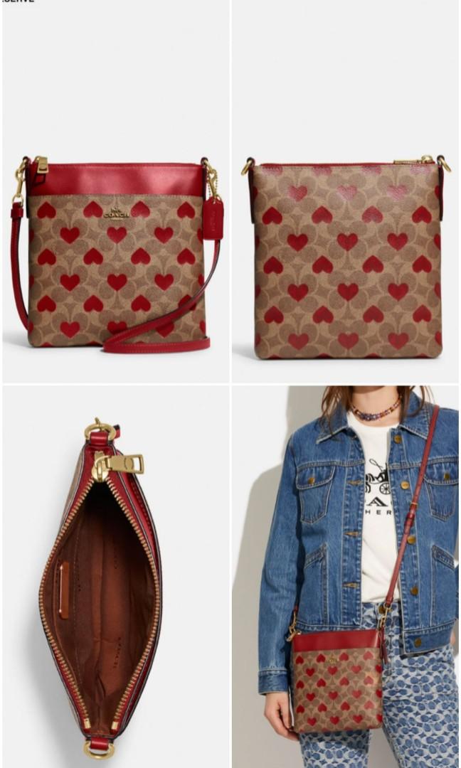 Kitt messenger crossbody in signature rose print sales