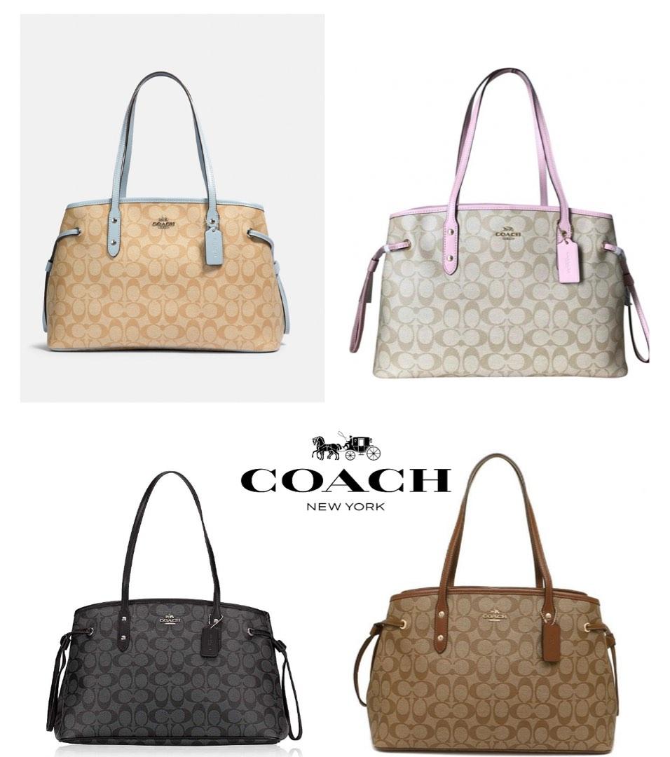 Coach DRAWSTRING CARRYALL Women s Fashion Bags Wallets