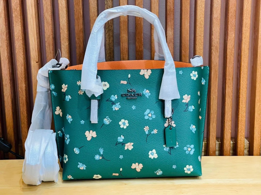 Coach Mollie 25 with Mystical Floral Print Green, Women's Fashion, Bags ...