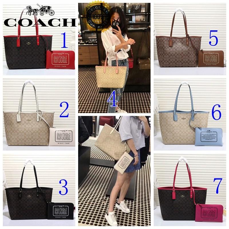 Coach reversible City tote, Women's Fashion, Bags & Wallets, Tote Bags on  Carousell