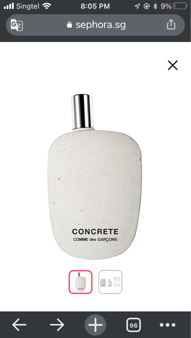 Comme des garcons sephora 2025