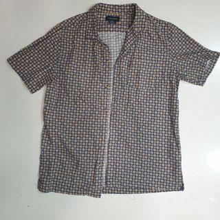 Cotton On Batik button up collared shirt