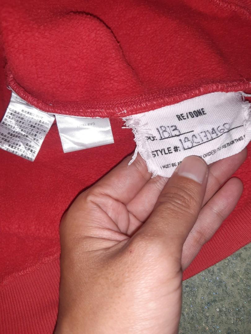 Crewneck Re/Done Champion, Fesyen Pria, Pakaian , Baju Luaran ...