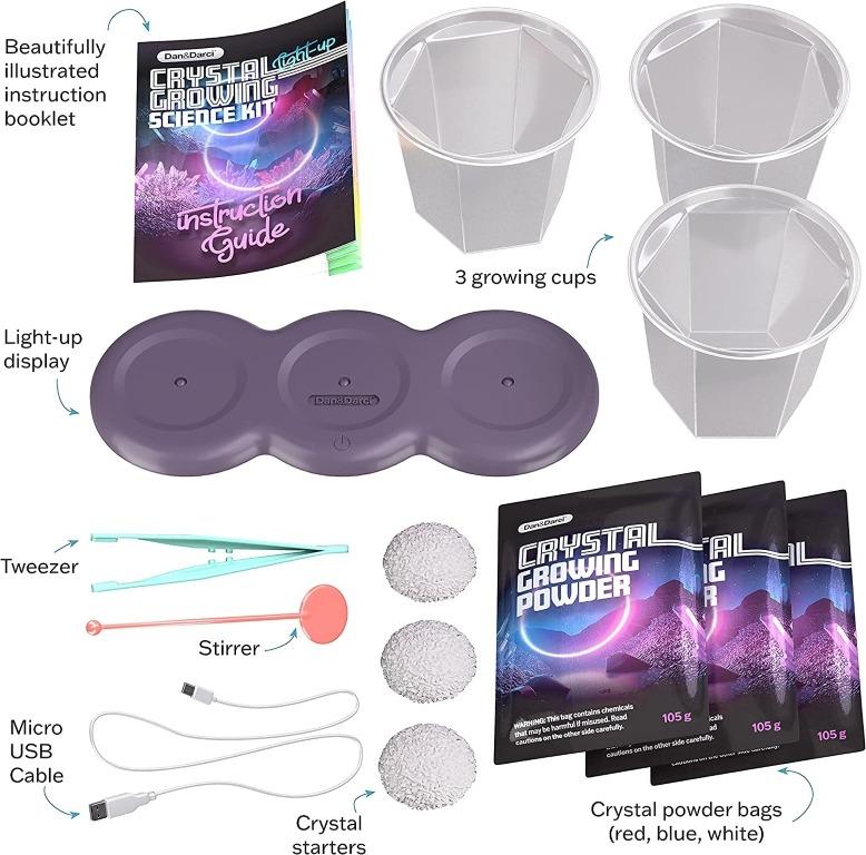 Dan&Darci - Crystal Growing Kit for Kids - Science Experiments