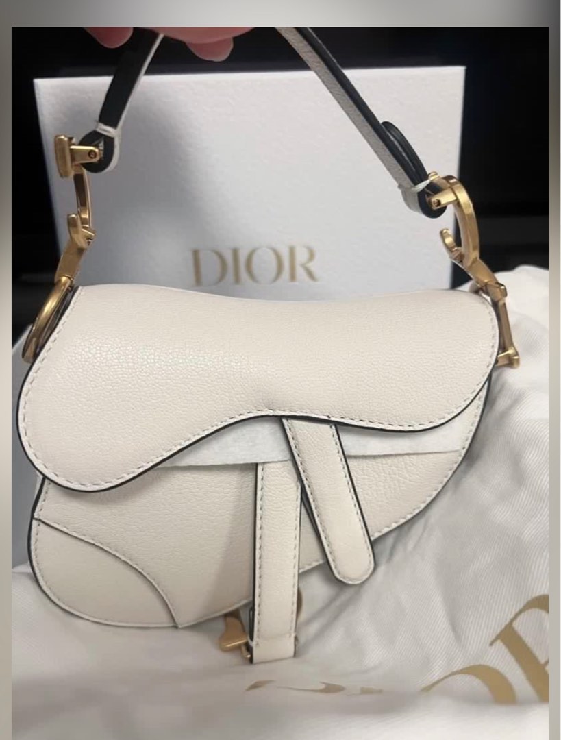 DIOR Micro Saddle Bag, Luxury, Bags & Wallets on Carousell
