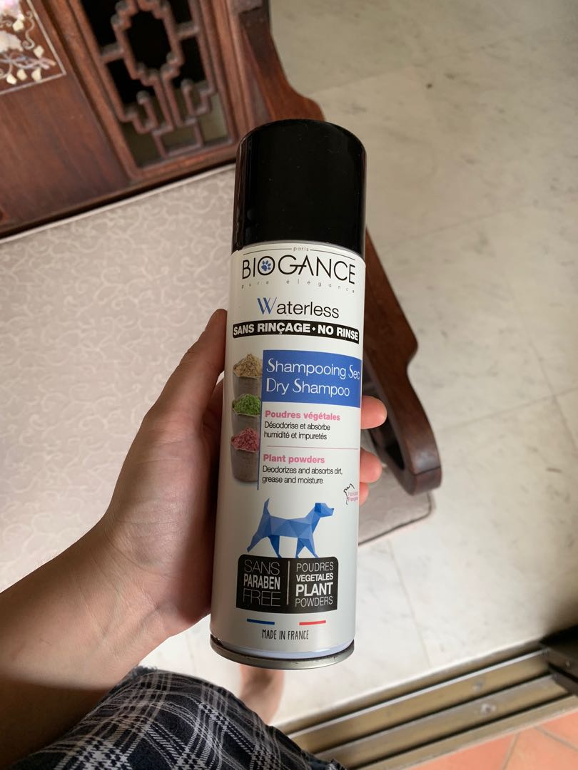 Dog dry shampoo, Pet Supplies, Health & Grooming on Carousell